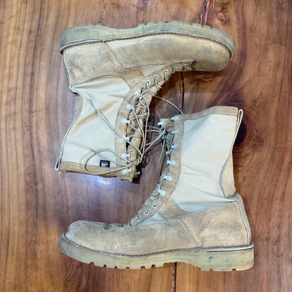 Vintage Danner Suede Leather Boots Men 15 1/2 EE Ft Lewis Fort Military Hunting - Picture 4 of 11